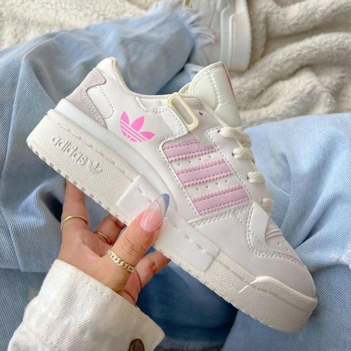 Adidas Forum Low white x pink