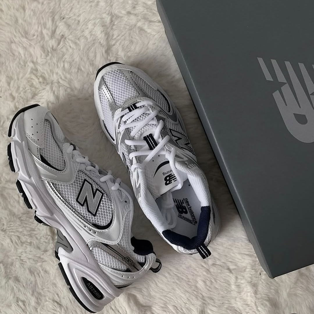 new balance 530 white with natural indigo