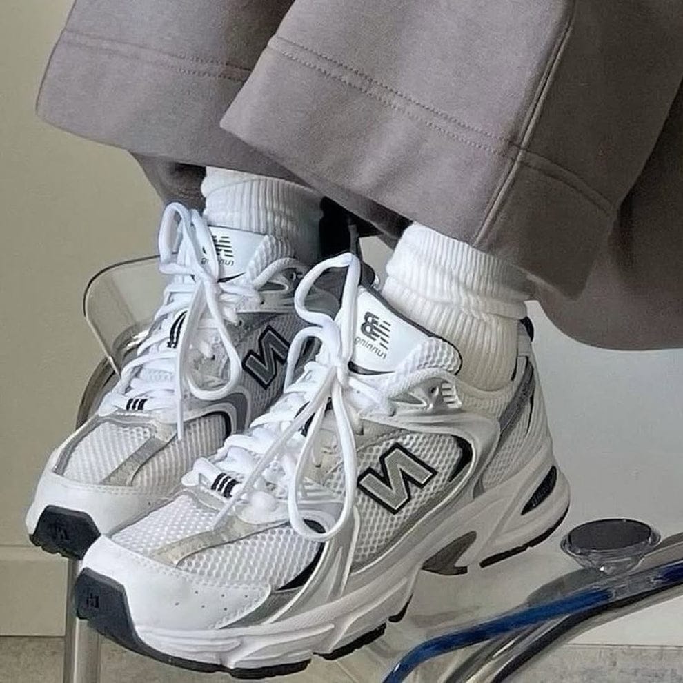 new balance 530 white with natural indigo