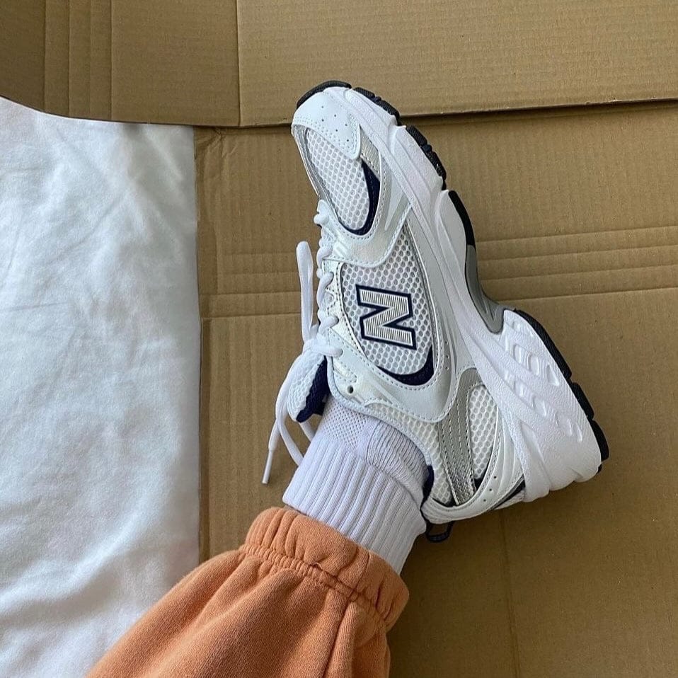 new balance 530 white with natural indigo