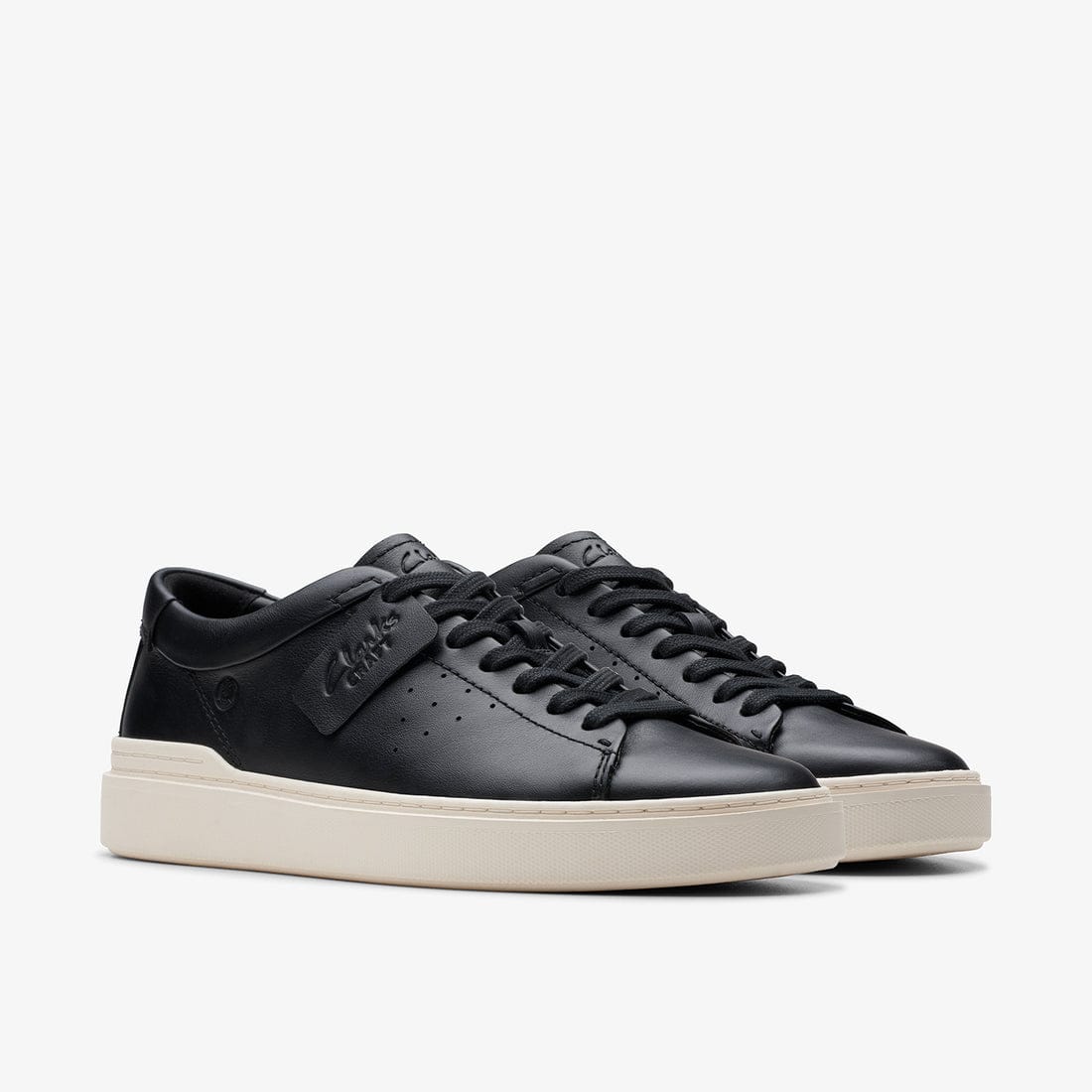 Clarks craft-swift black leather