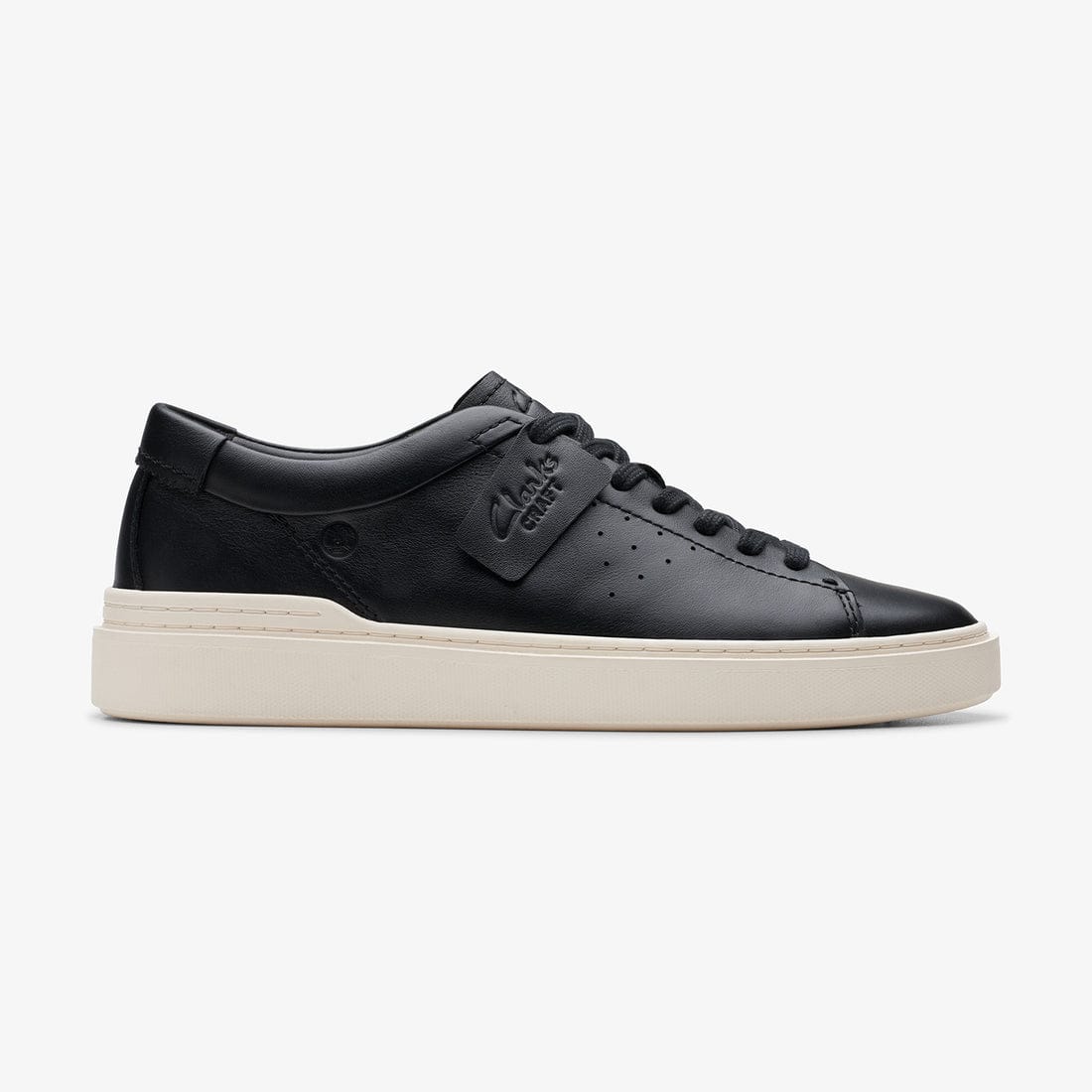 Clarks craft-swift black leather