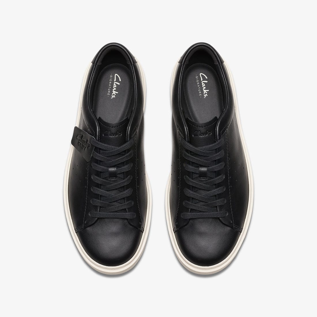 Clarks craft-swift black leather