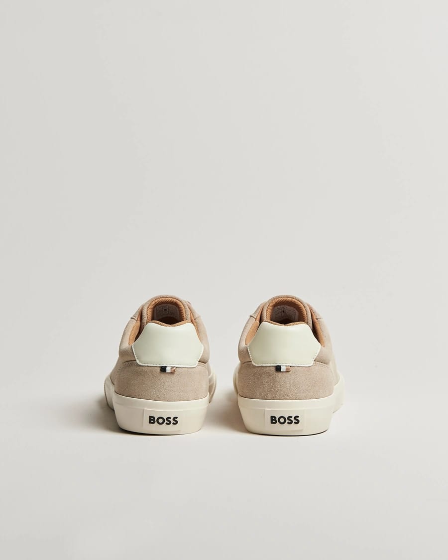 Boss Aiden Suede Sneaker Light Beige