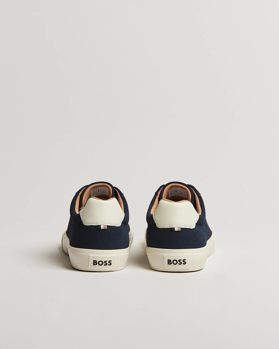 Boss Aiden Suede Sneaker Navy