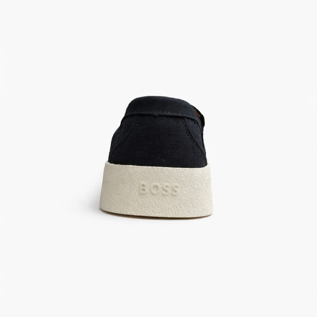 Boss Suede Loafers Black