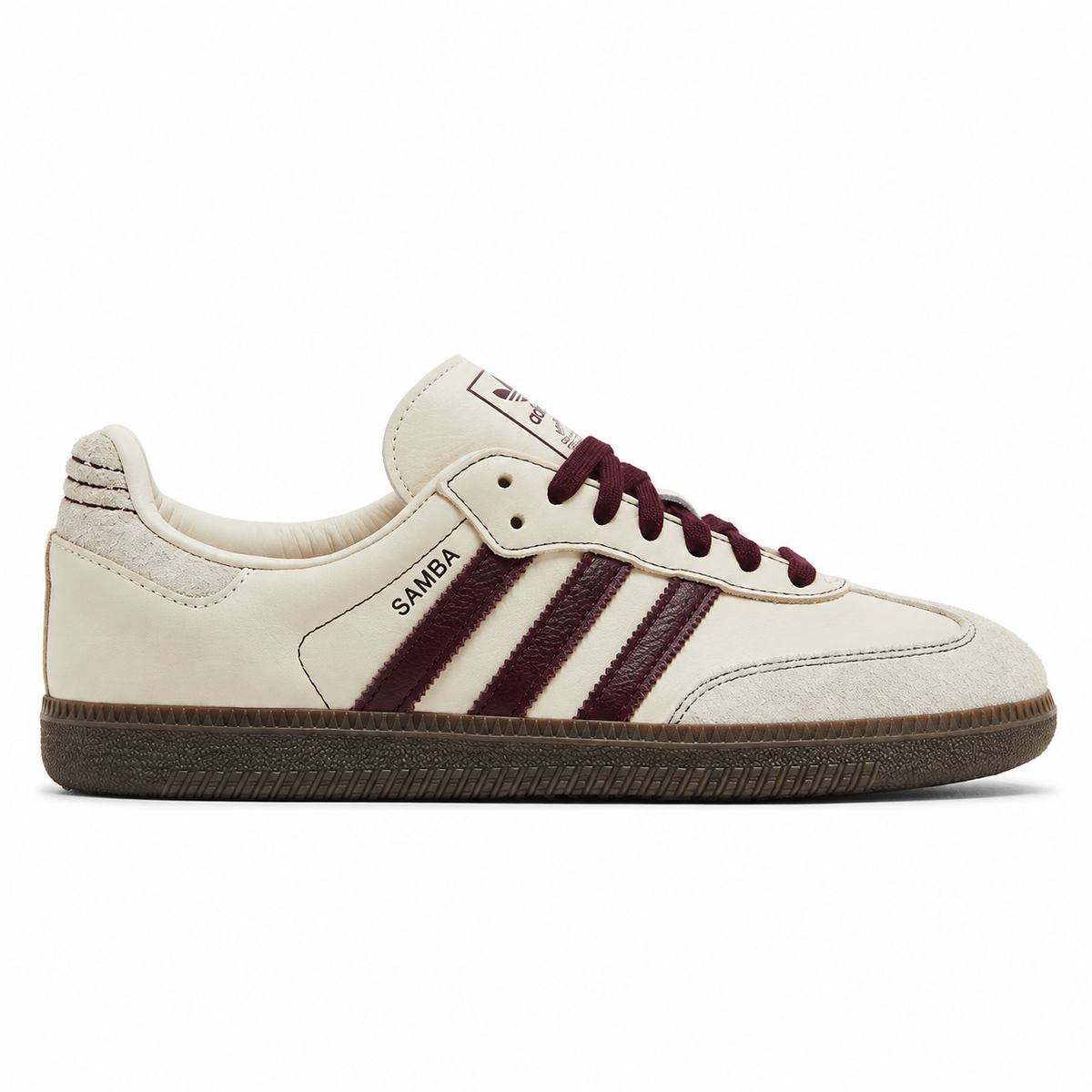 Adidas Samba OG "Wonder White Maroon"