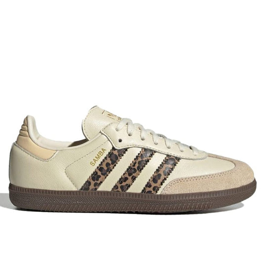 Adidas Samba OG Leopard "Cream White"