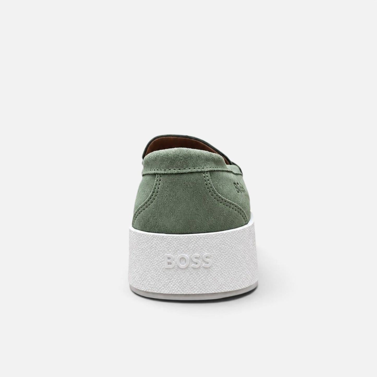 Boss Suede Loafers Mint Green