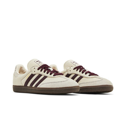 Adidas Samba OG "Wonder White Maroon"
