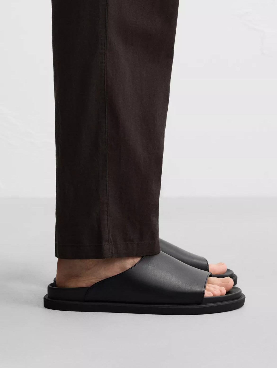 Original ZARA Leather Sole Slippers
