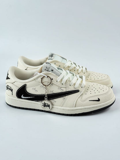 Travis Scott x Nike Air Jordan 1 Low x Stussy  - Beige