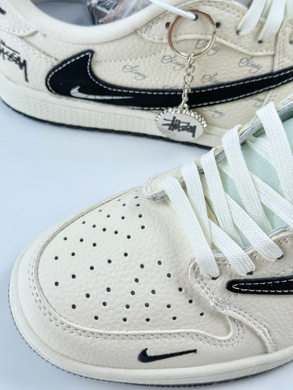 Travis Scott x Nike Air Jordan 1 Low x Stussy  - Beige