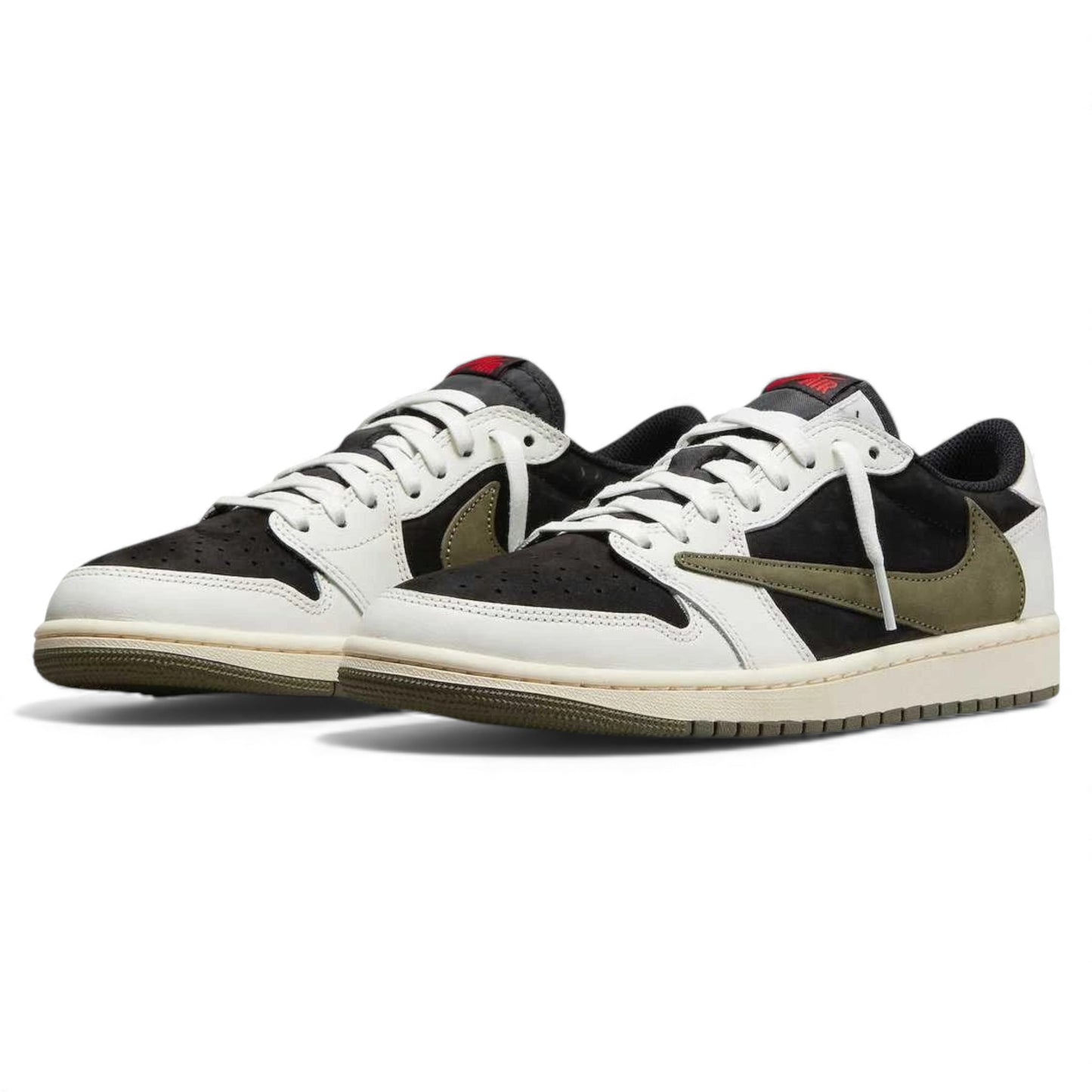 Nike Jordan 1 OG Low x Travis Scott Olive - Black