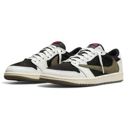 Nike Jordan 1 OG Low x Travis Scott Olive - Black