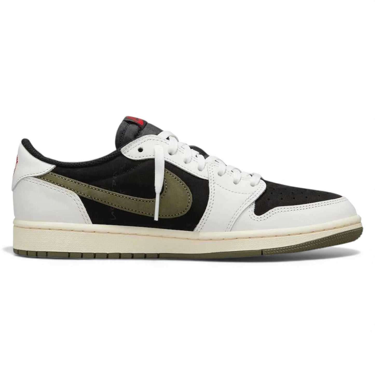 Nike Jordan 1 OG Low x Travis Scott Olive - Black