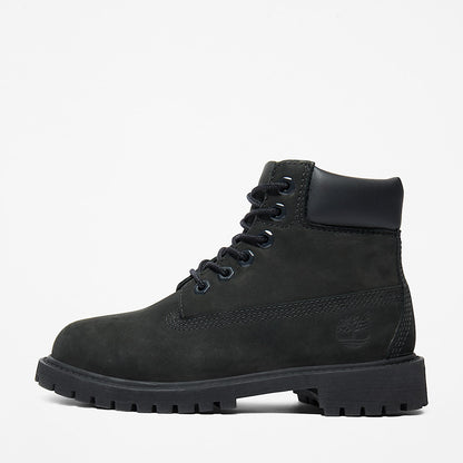 Timberland Black 6 Inch Boots -Black