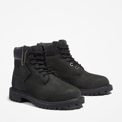 Timberland Black 6 Inch Boots -Black