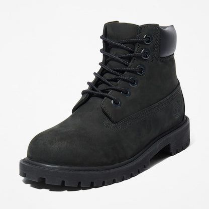 Timberland Black 6 Inch Boots -Black