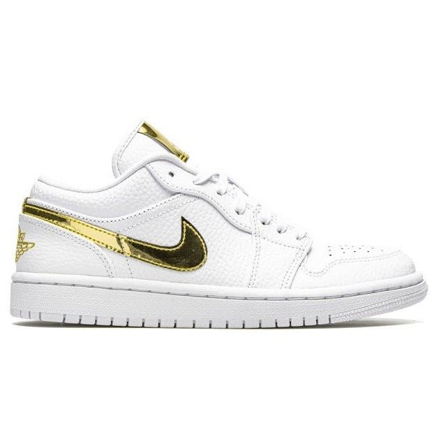 Air Jordan 1 Low SE White Metallic Gold
