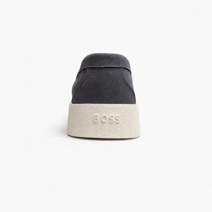 Boss Suede Loafers Dark Gray