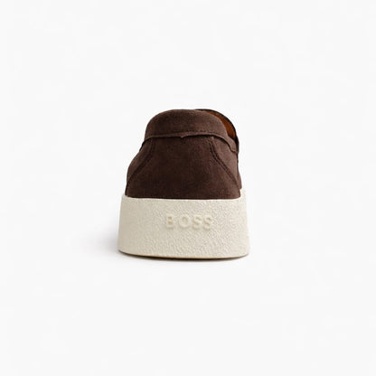 Boss Suede Loafers Coffee