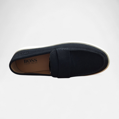 Boss Suede Loafers Black