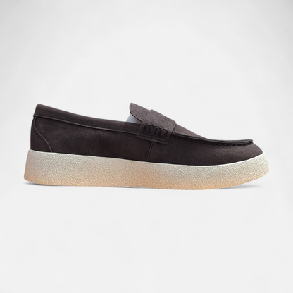 Boss Suede Loafers Coffee