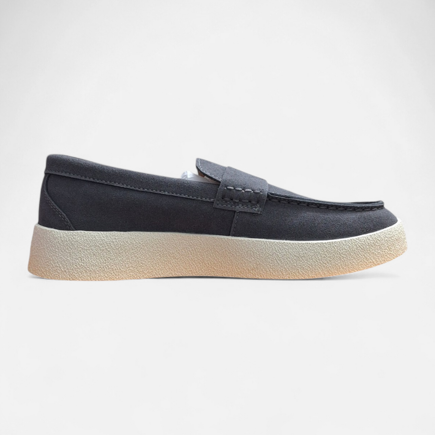 Boss Suede Loafers Dark Gray